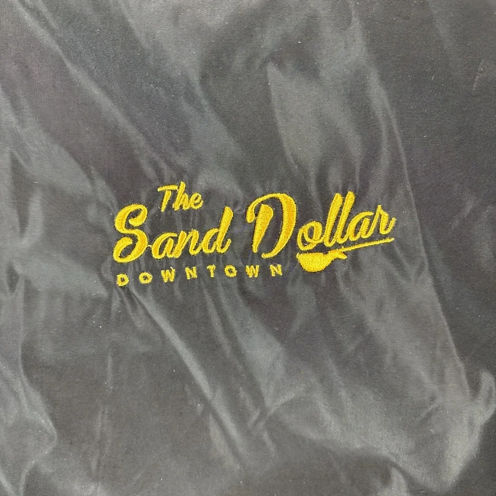 Las Vegas The Sand Dollar‎ Playa! Satin Bomber Jacket. Men's XL VEGAS SWAG!